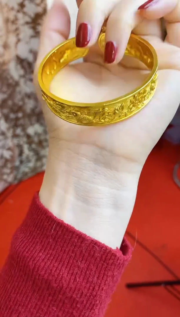 合金无033鲤鱼荷花手镯