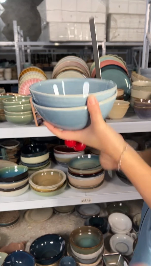 陶瓷外贸尾货瑕疵满20包邮重瑕特价孤品清仓X2菜碗