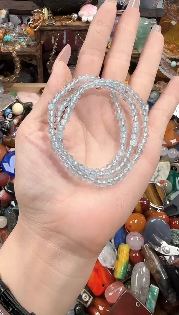 未镶嵌手链海蓝宝石4646465