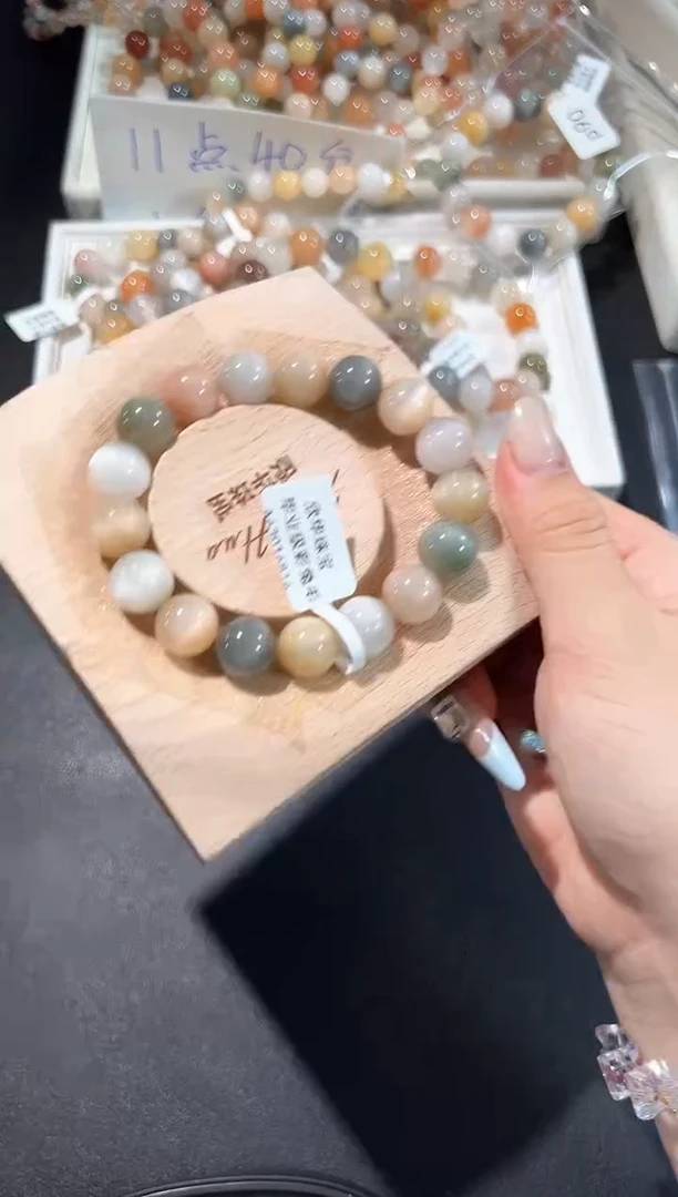 未镶嵌手串水晶92p多样性发其一【1条】默认微瑕12mm