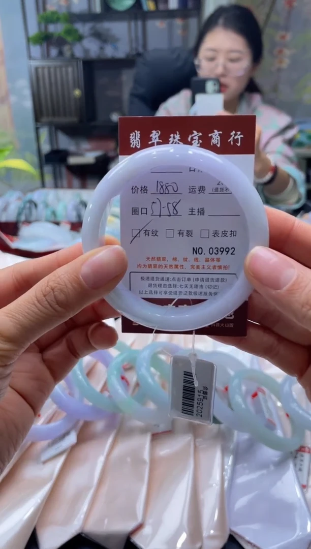 未镶嵌手镯翡翠3992