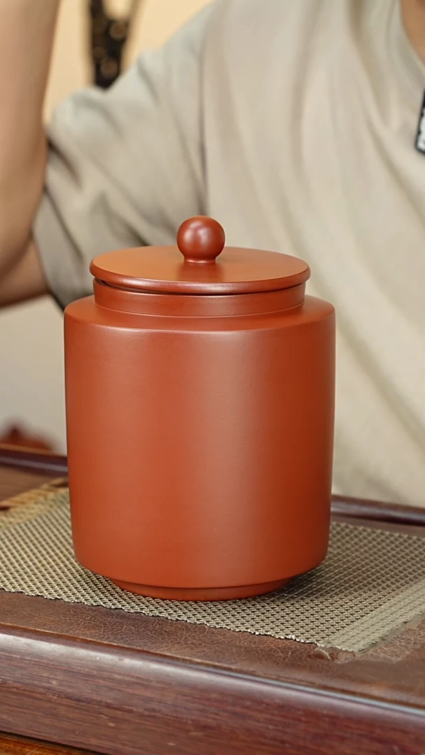 宜兴原矿紫砂茶叶罐