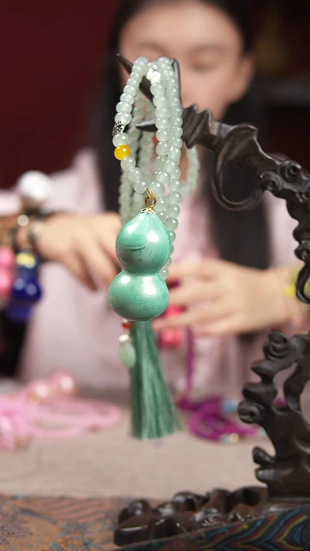 欧***鲤玖澄文创漆艺葫芦国风配饰葫芦系列