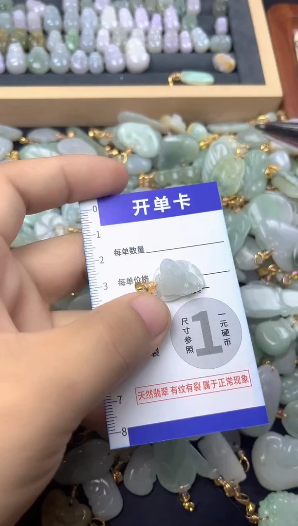 颈饰未镶嵌翡翠天然A货翡翠