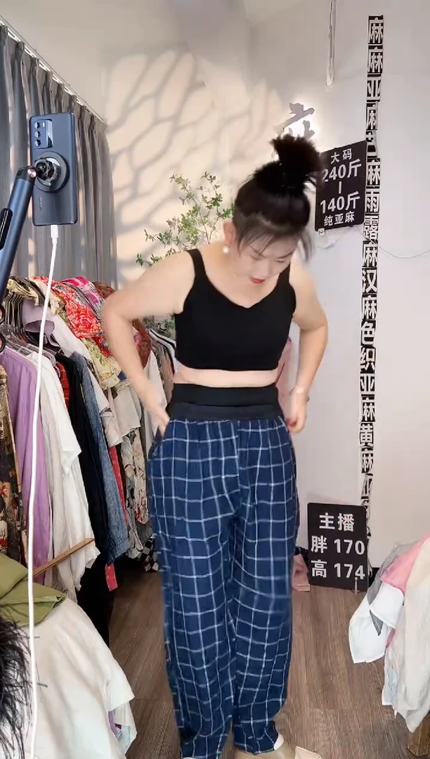 亚麻大码女装上衣