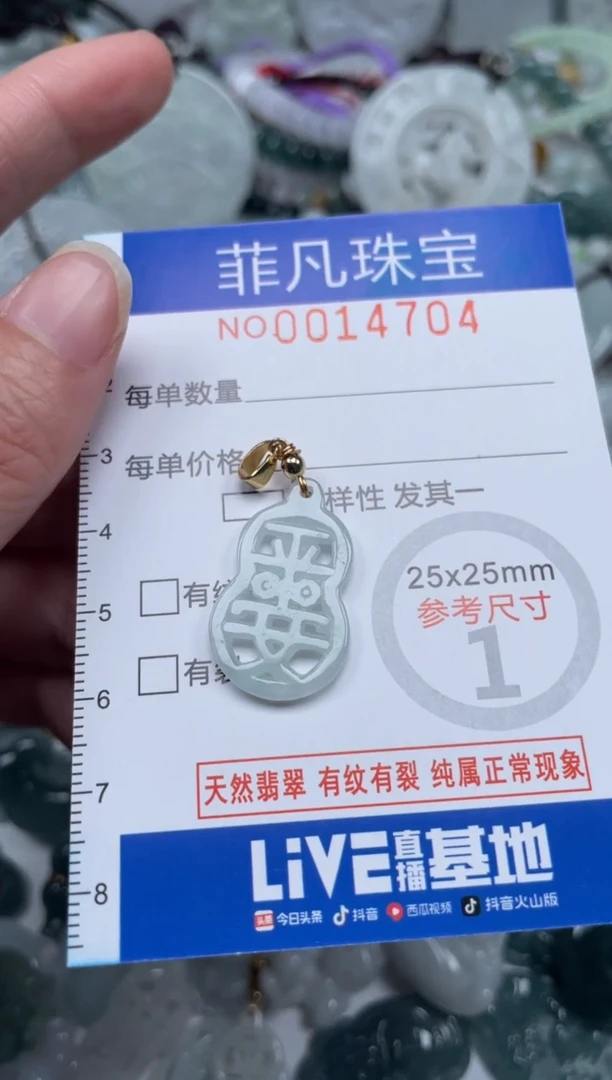 颈饰未镶嵌翡翠14704