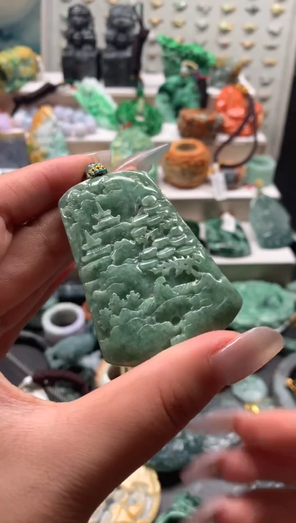 吊坠(不含链)未镶嵌翡翠天然翡翠A货118
