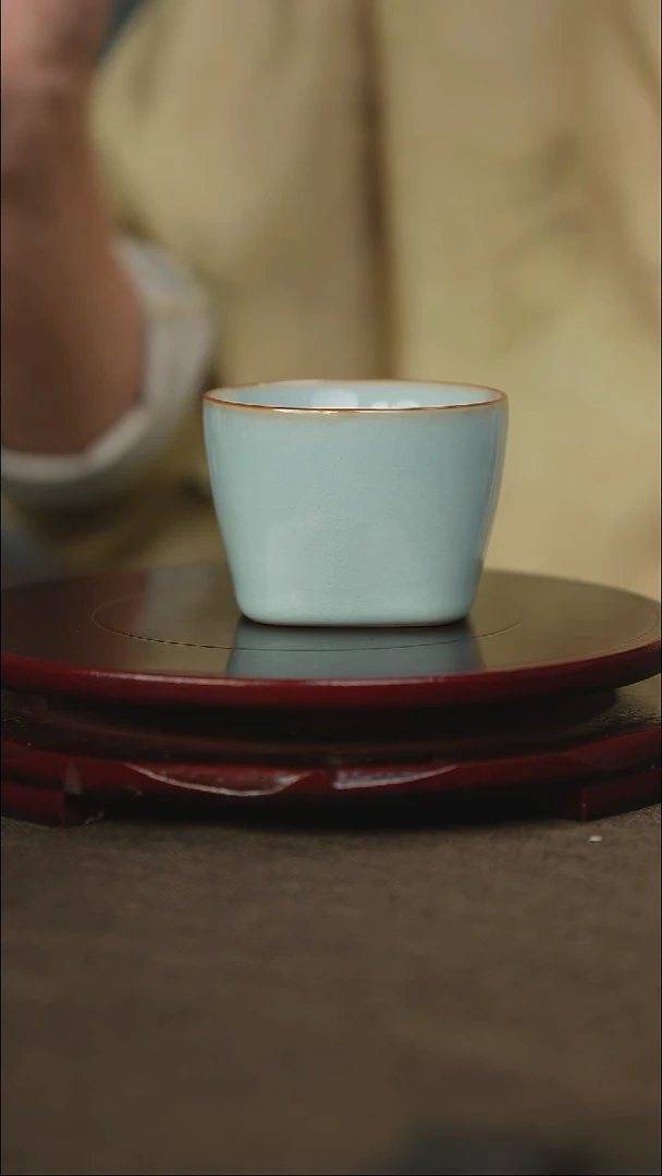 全品 天圆地方杯带底款
