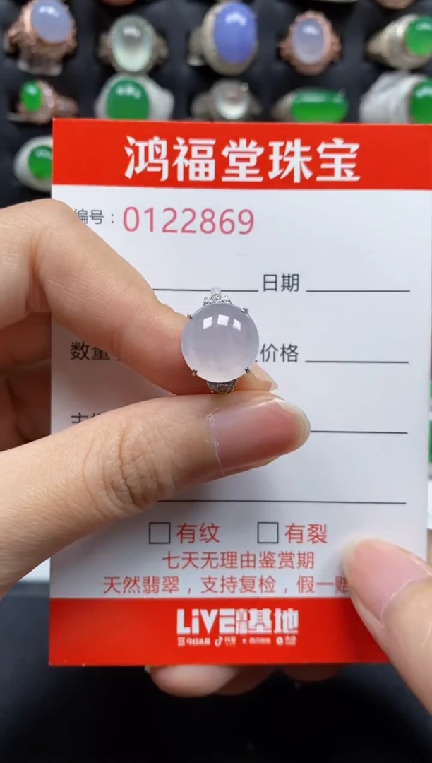 银S925镶嵌戒指翡翠2869