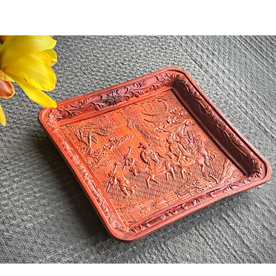人物方盘果盘干泡盘