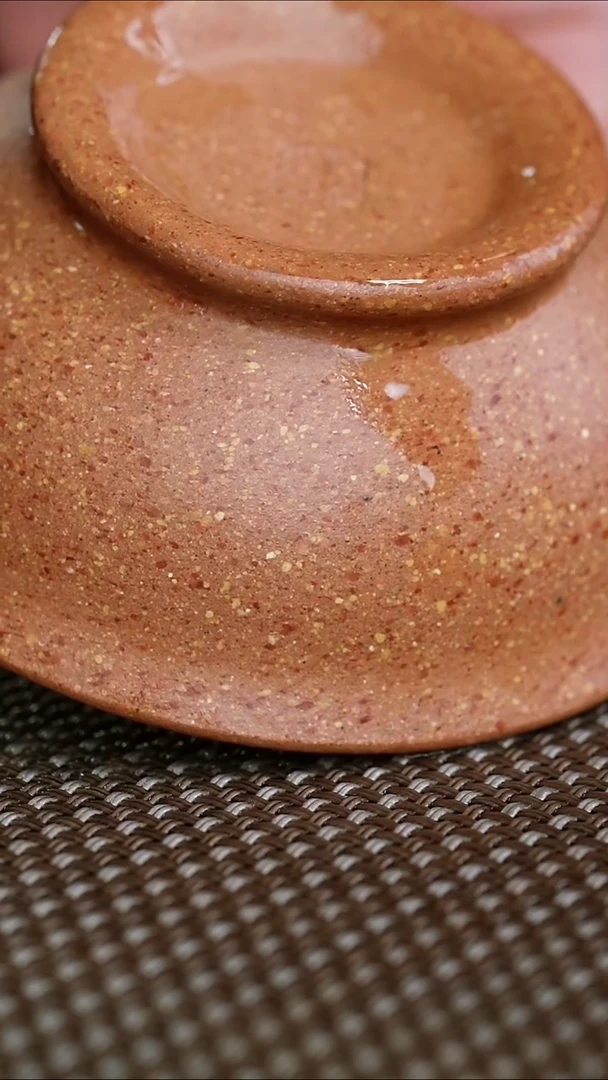 茶壶紫砂12-葵黄段浅口普洱杯80cc