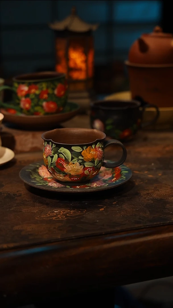 陶瓷景德镇高温釉下彩手工手绘款式