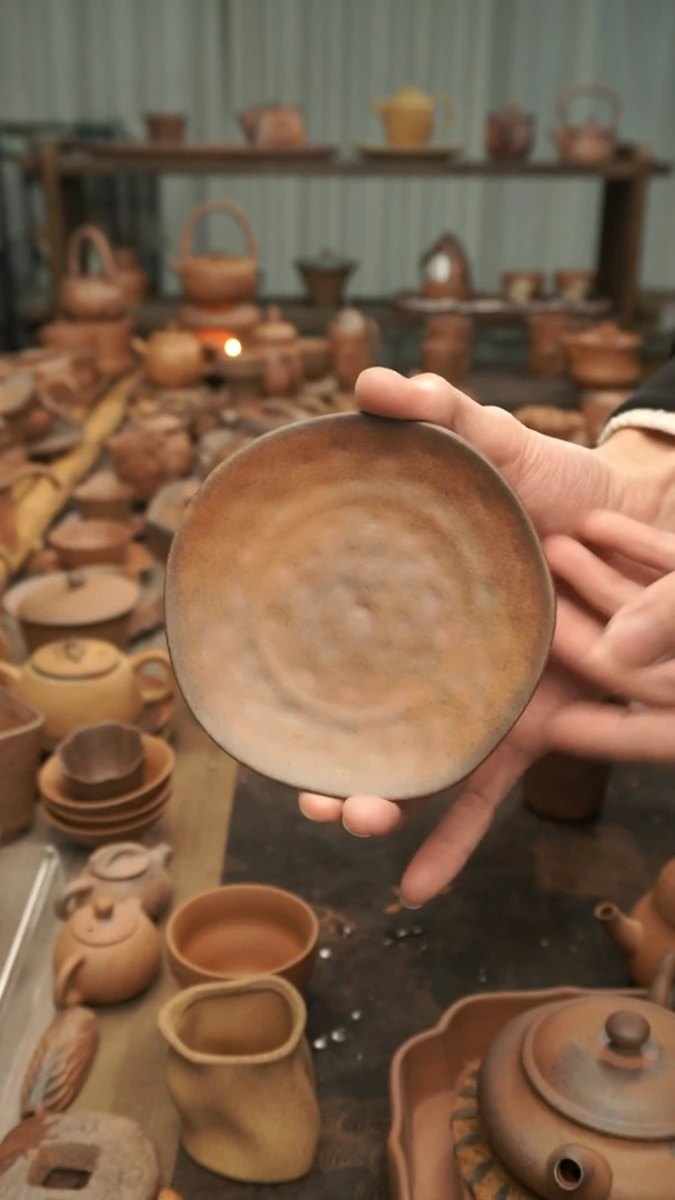 老岩泥原矿料老岩泥  手捏杯垫