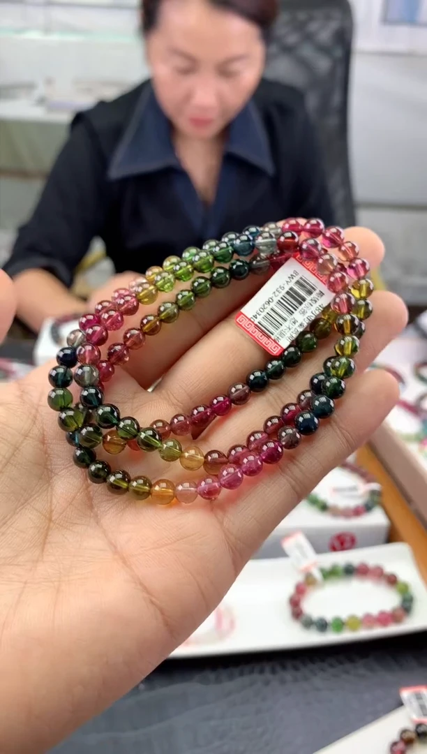 未镶嵌手串碧玺多样性发一条