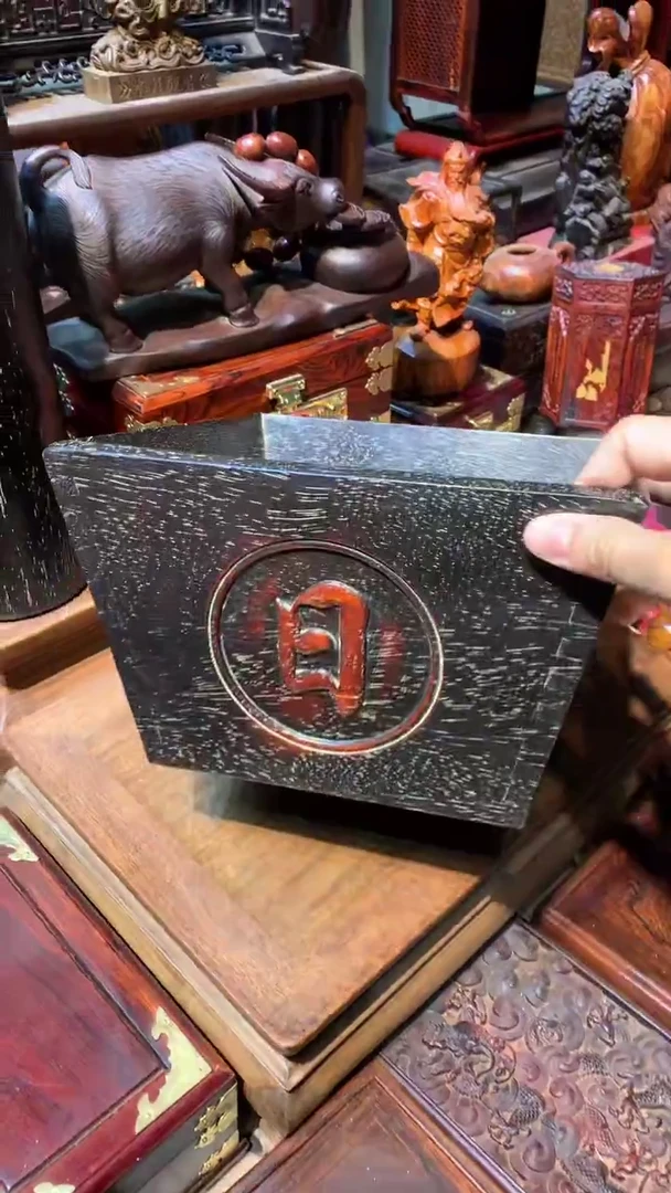 木紫檀米斗日进斗金