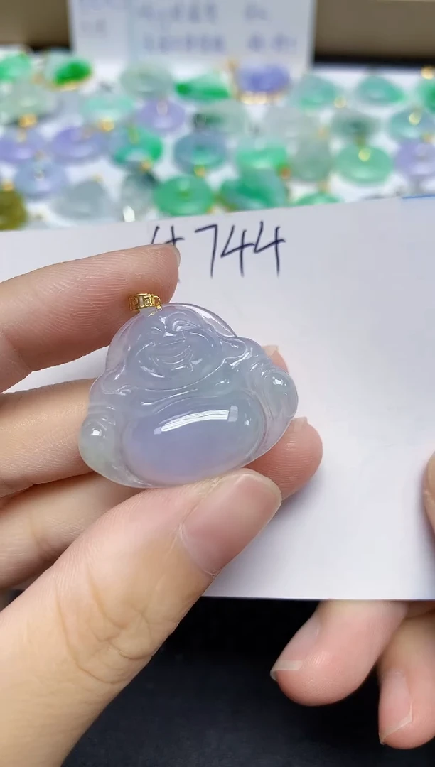 翡翠未镶嵌颈饰天然缅甸翡翠A货