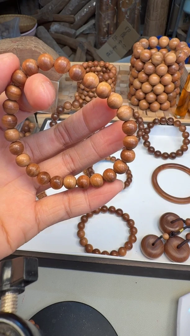 檀香木其他供奉料0.7黑肉虎皮纹单圈