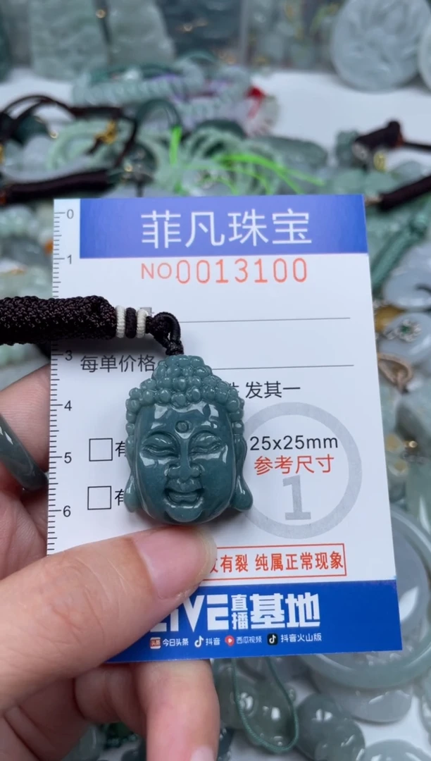 颈饰未镶嵌翡翠13100