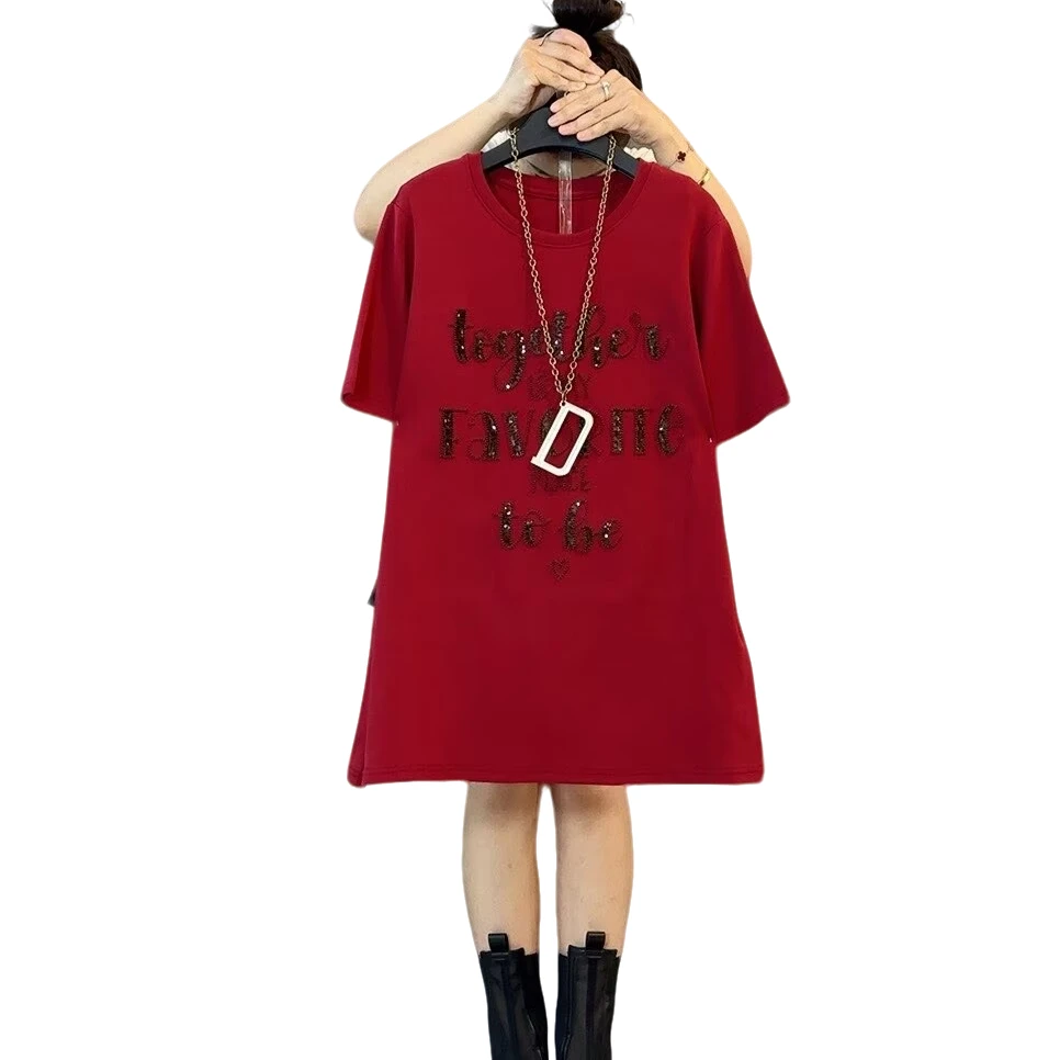 大维罗依YY新款大码刺绣珠片工艺款潮范洋气百搭磨毛大衫