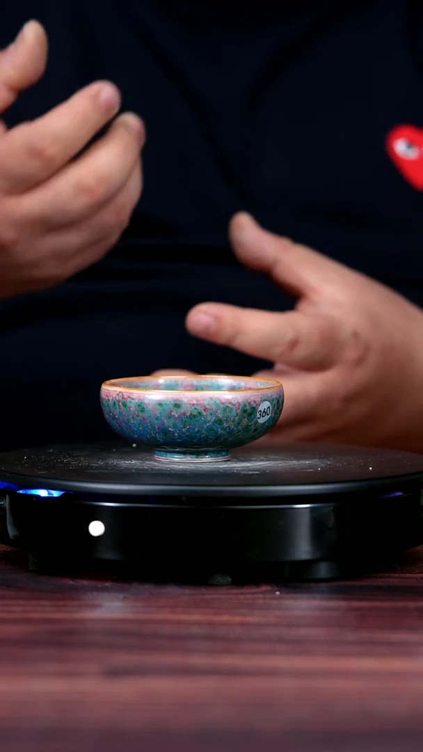 360#陈亚龙一级品原矿钧瓷普洱杯