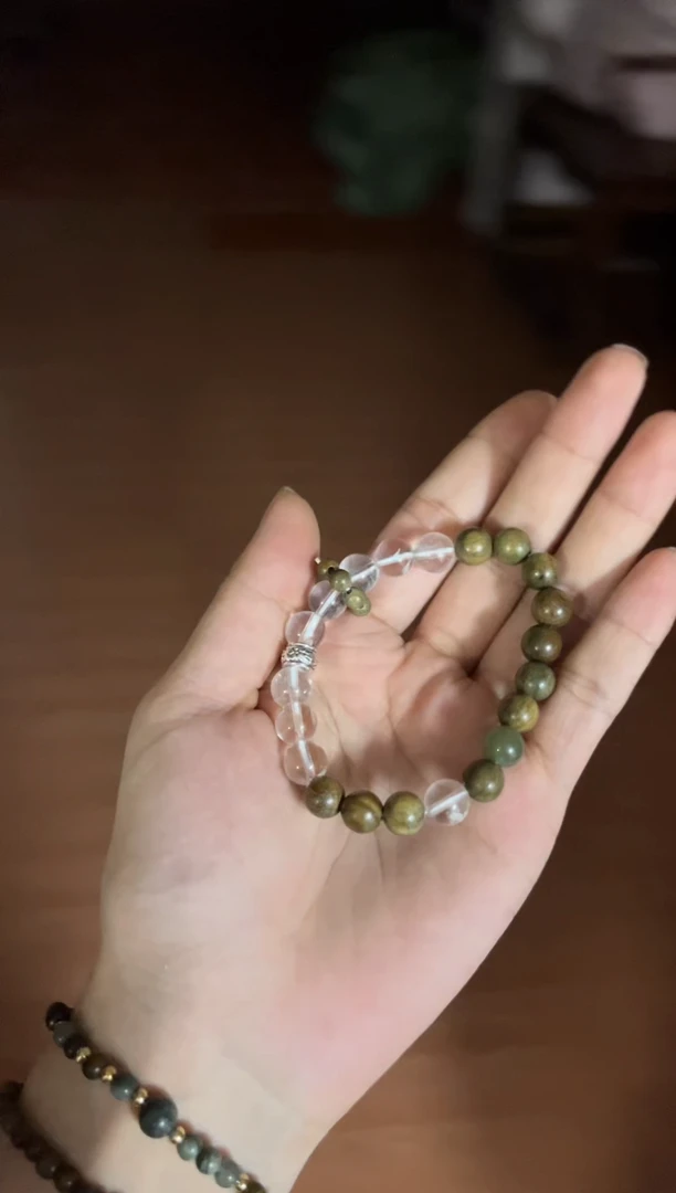 维腊木（绿檀）无事牌311-绿檀单圈-白水-单圈