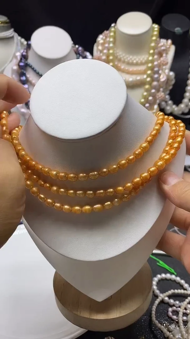 颈饰未镶嵌淡水珍珠多人