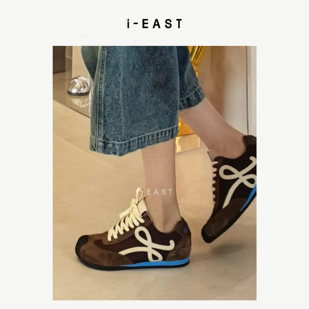 i-EAST 极度舒适度~撞色设计运动系带休闲鞋-5C PS7780