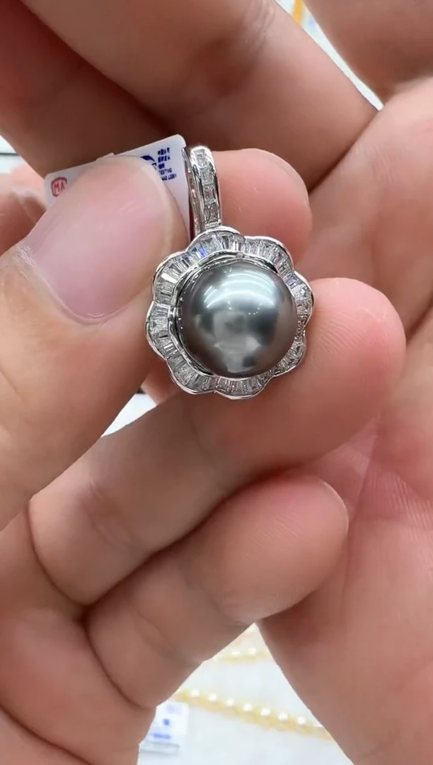【闪购商品】海水珍珠颈饰银S925镶嵌清货
