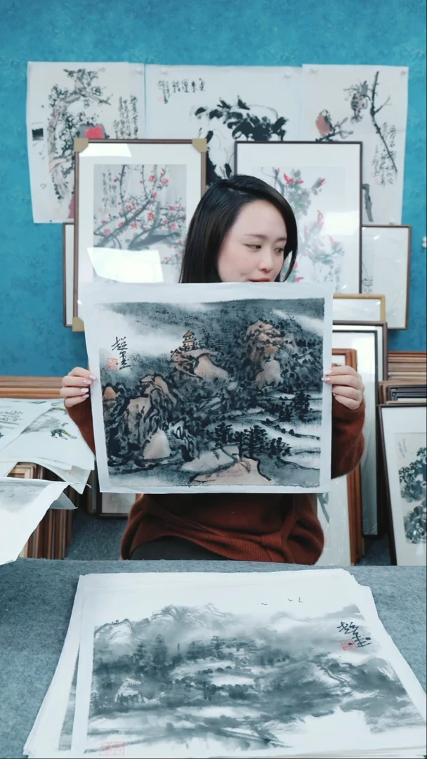 【闪购商品】国画郑志超老师棉画