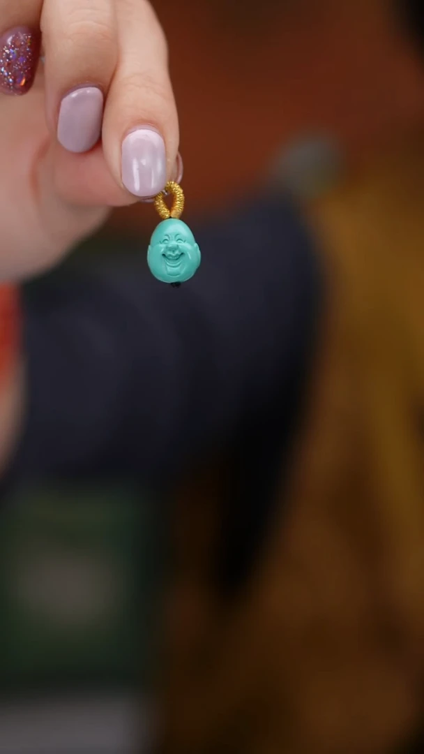 未镶嵌绿松石颈饰MZL014松石弥勒