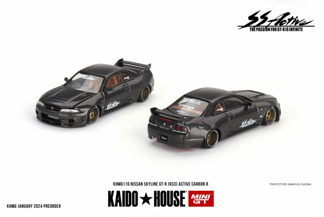 [猫兜]Kaido 116 MINIGT 1:64 日产 天际线 R33 车模
