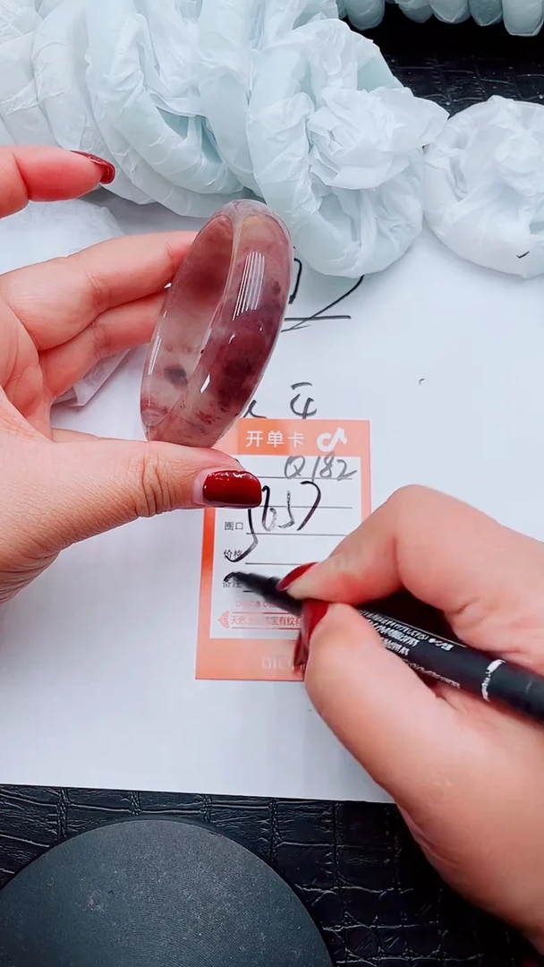 【闪购商品】石英质玉手镯未镶嵌Q182-56-57