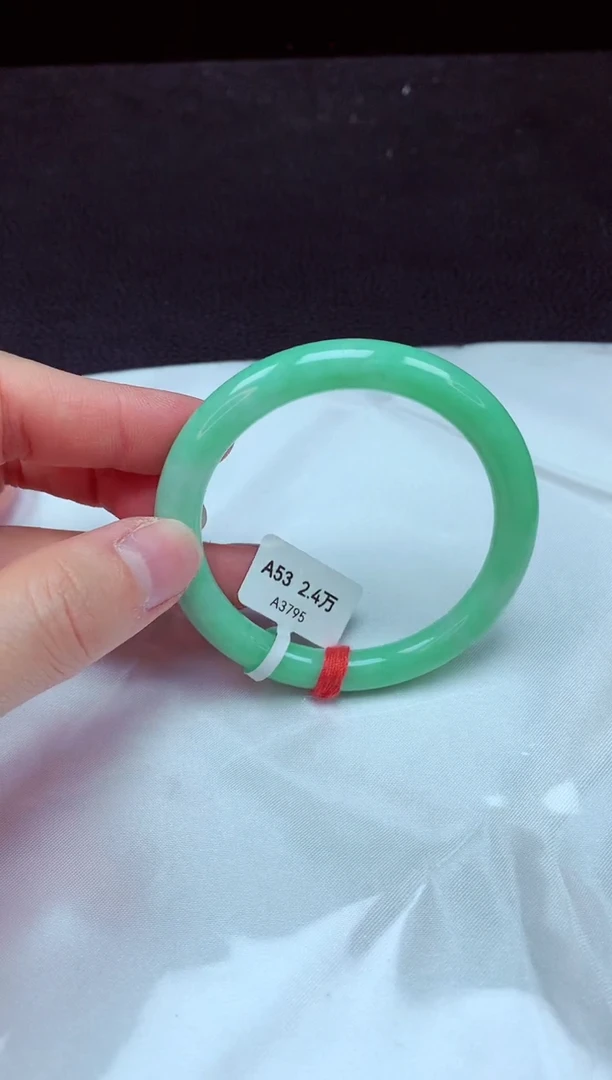 翡翠手镯未镶嵌镯子053+