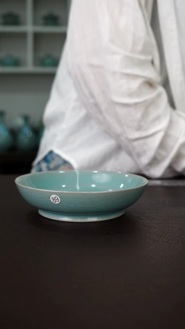 侯家窑口89号卷足圆洗微微暇-二