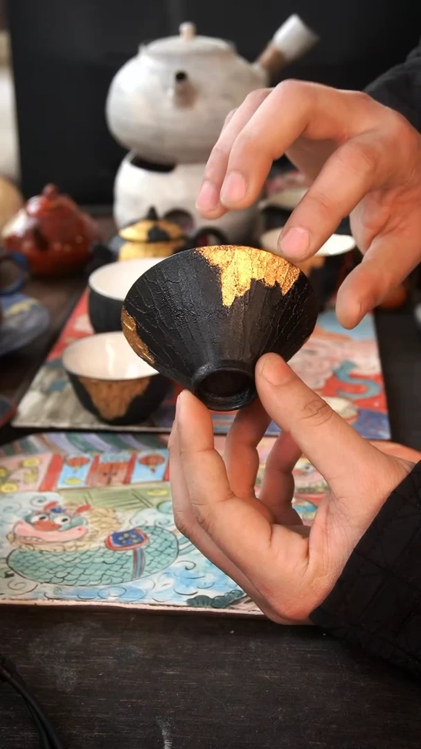 【闪购商品】其他650大漆金箔小康茶器小康茶器