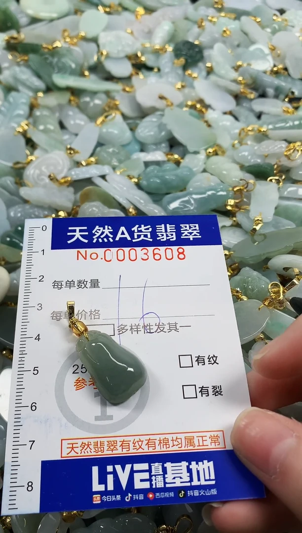 颈饰未镶嵌翡翠天然a货翡翠