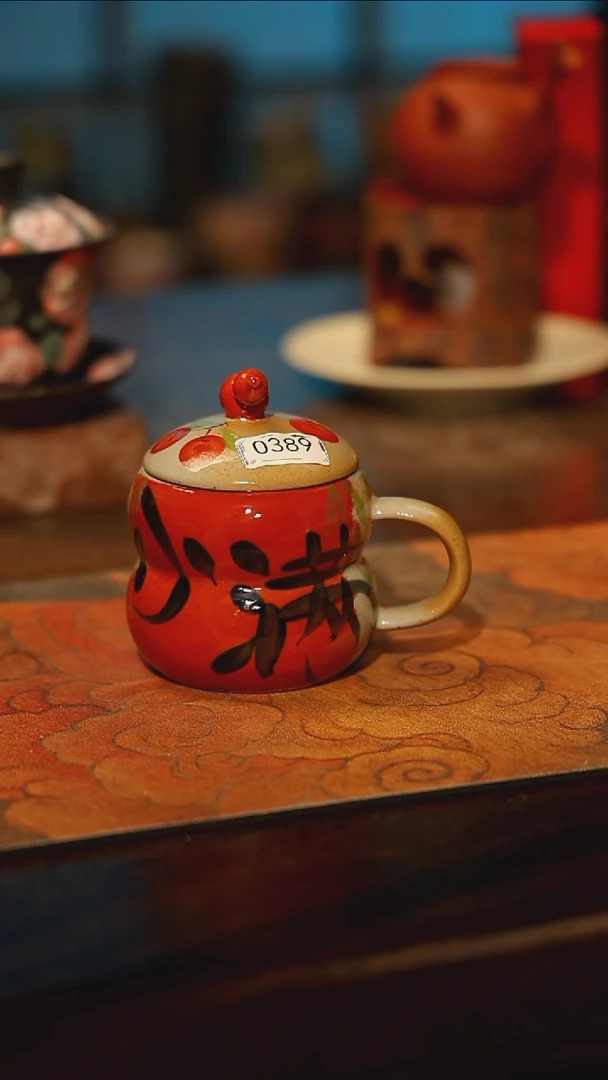 陶瓷景德镇高温釉下彩手工手绘款式@A0389@