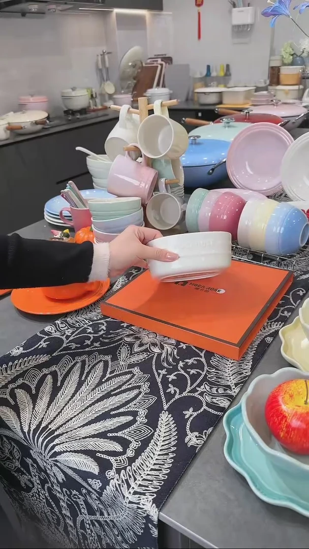 【闪购商品】瓷6英寸方形大碗-奶油白