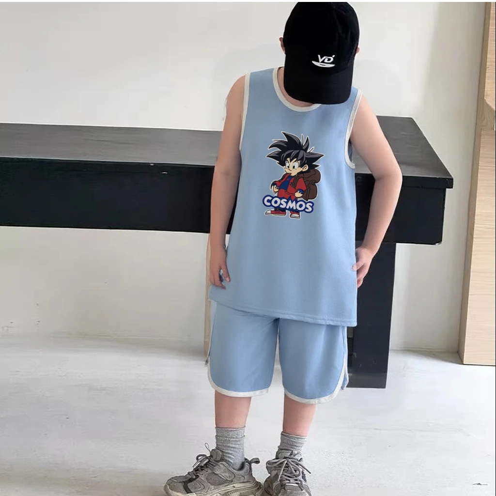 9702高端专享夏款速干短袖套装蓝色