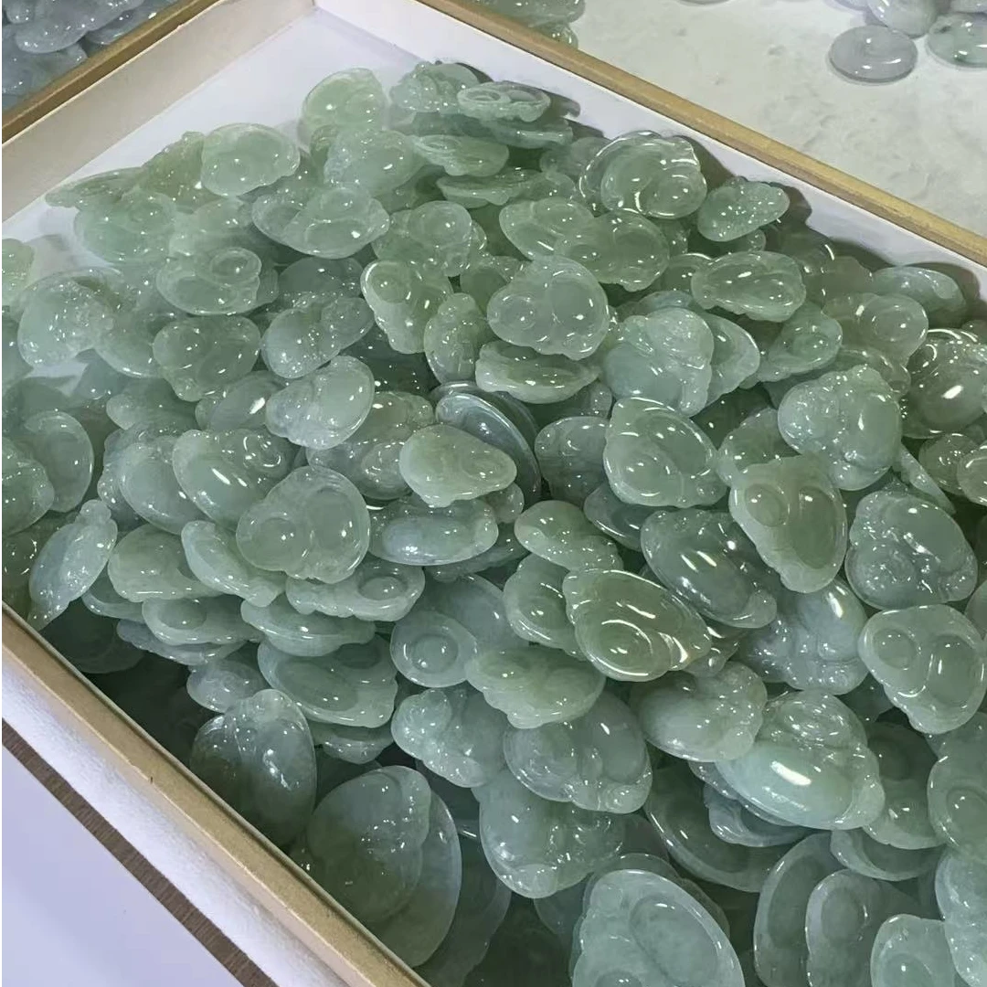 【玉经纶】506768/Q245-天然A货翡翠吊坠-多样性发其—