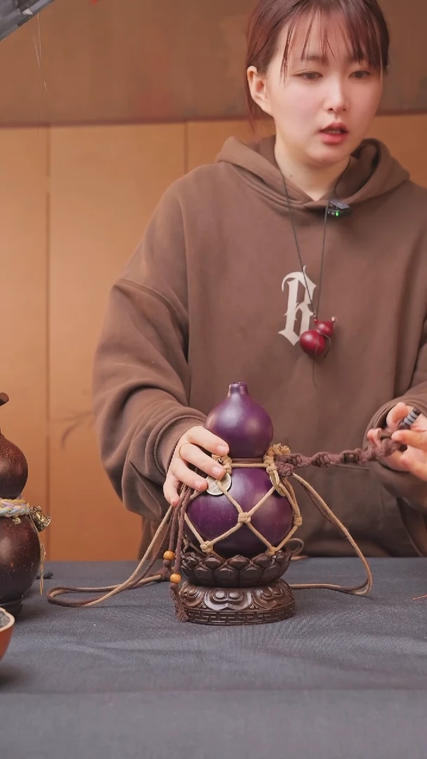 874号链接精品大漆葫芦现货现发[一物一拍]不包含莲花底座