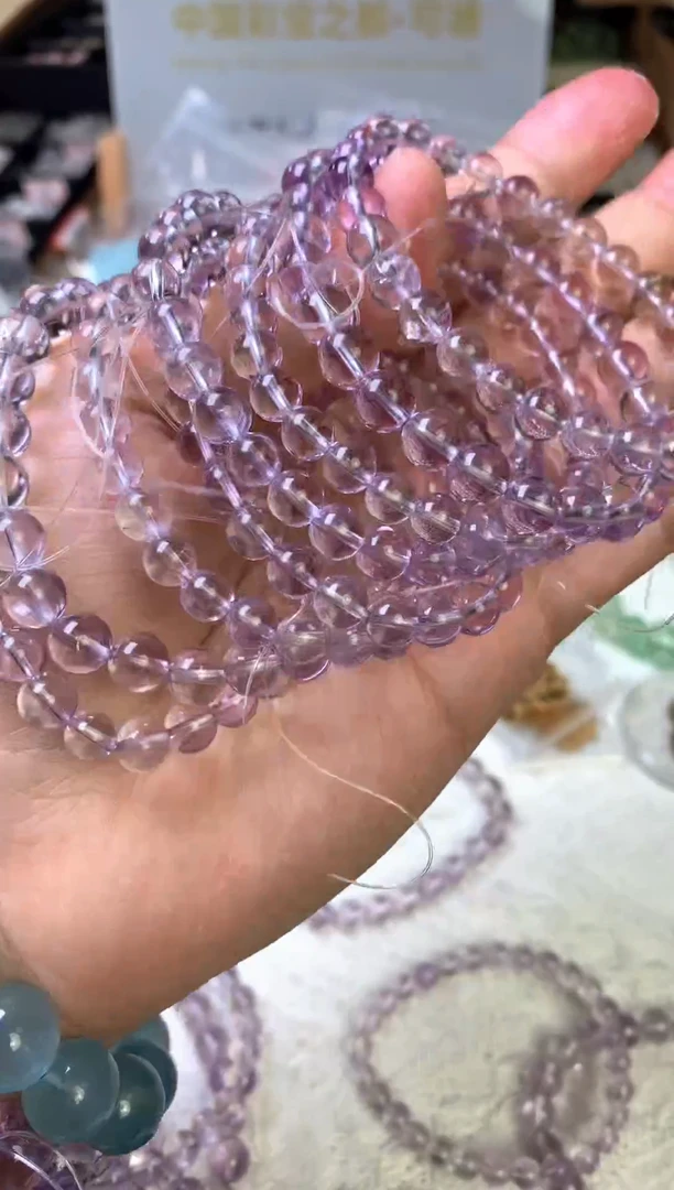 【闪购商品】水晶手串未镶嵌天然玻利维亚紫水晶手串（多样性发货)