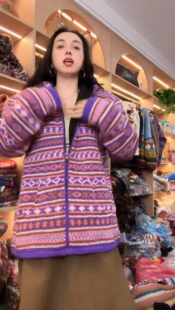 纯手工软羊毛外套