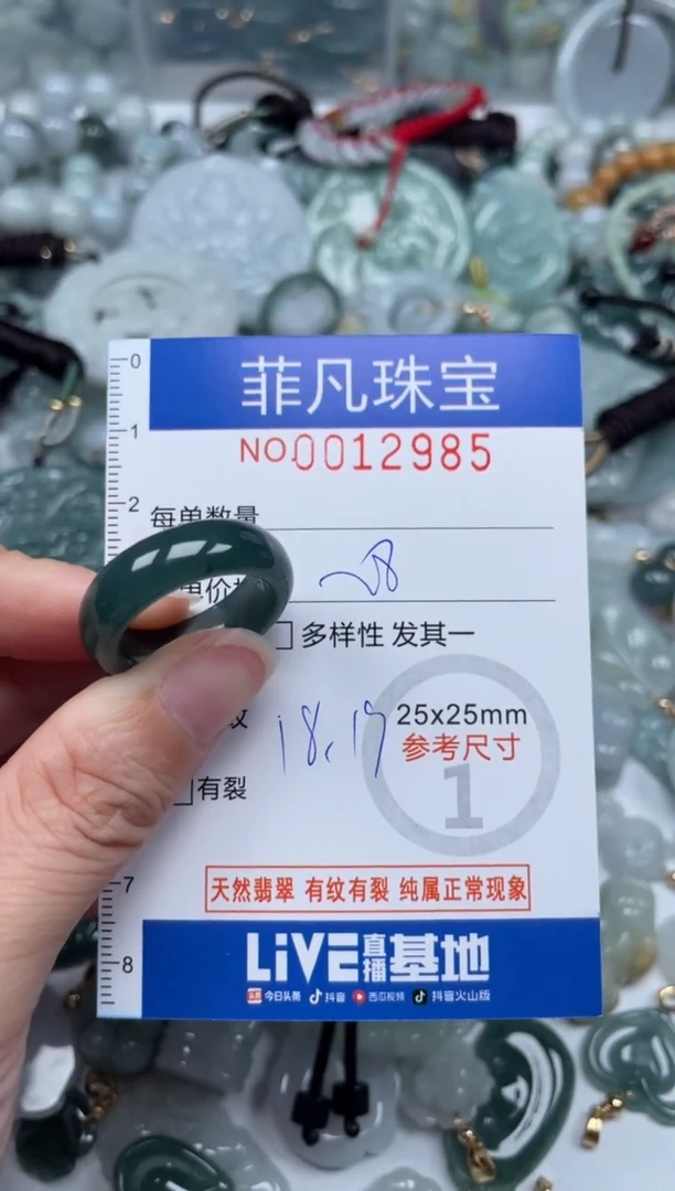 颈饰未镶嵌翡翠12985