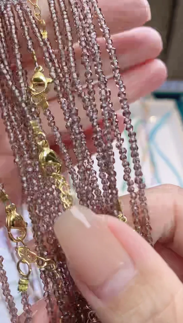 【闪购商品】尖晶石颈饰14K金镶嵌诗颜珠宝甄选SYZB16