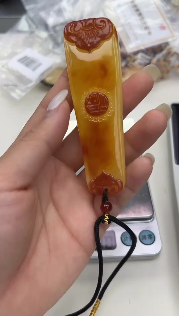 裸石蜜蜡未镶嵌蜜蜡吊坠