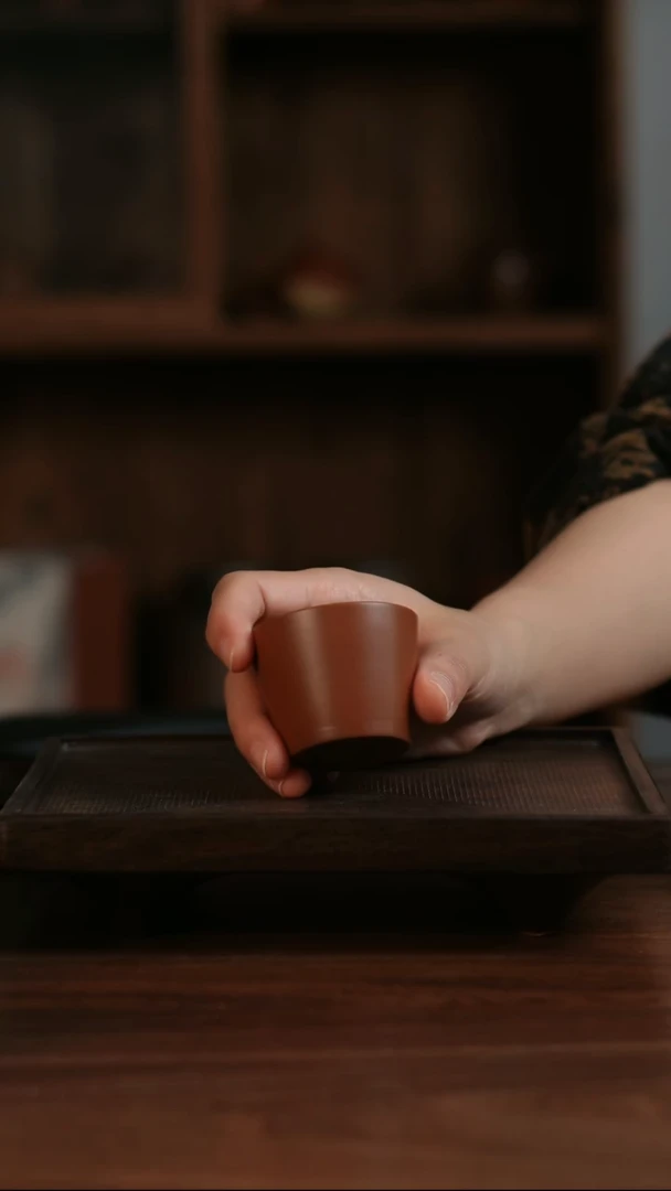 【闪购商品】二生陶作精品30cc小方杯