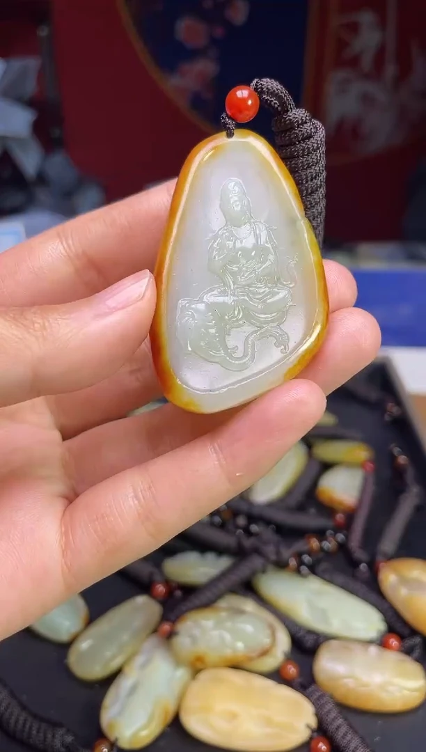 颈饰未镶嵌和田玉123