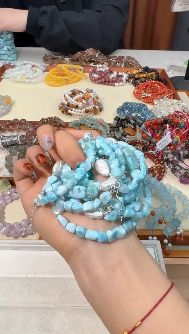 【闪购商品】水晶手链未镶嵌【默认黑点】A026海纹随行巴洛克款