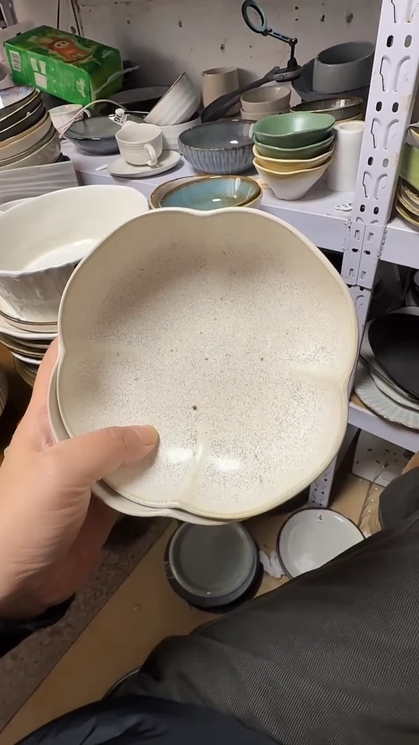 陶瓷微瑕（2个装）四叶草小碗